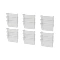  | Storex 70245U06C 13 in. x 4 in. x 14 in. Wall File - Letter Size, Clear (3/Pack) image number 0