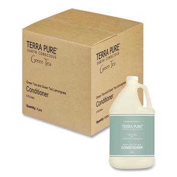 Diversified Hospitality Solutions Terra Pure 1 Gallon Conditioner - Green Tea Lemongrass (4/Carton)