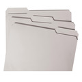  | Smead 12343 Colored File Folders with Assorted 1/3-Cut Tab Positions - Letter, Gray (100/Box) image number 4
