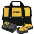 Battery and Charger Starter Kits | Factory Reconditioned Dewalt DCB205-2CKR 20V MAX 5 Ah Lithium-Ion Batteries and 12V MAX - 20V MAX Charger Starter Kit image number 0