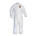 Bib Overalls | KleenGuard KCC 46105 A30 Elastic-Back and Cuff Coveralls - Double Extra Large, White (25/Carton) image number 0