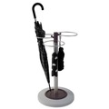 Mothers Day Sale! Save an Extra 10% off your order | Alba PMFLOWERN 13.75 in. x 13.75 in. x 25.5 in. Flower Umbrella Stand - Black/Silver image number 1