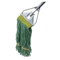 Mothers Day Sale! Save an Extra 10% off your order | Boardwalk BWK501GN 5 in. Headband Super Loop Cotton/Synthetic Fiber Wet Mop Head - Small, Green (12/Carton) image number 5