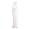 Cutlery | Dart 20RL Vented Foam Lids Fits 6 - 32 oz. Cups - White (10/Carton) image number 1