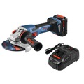 Angle Grinders | Factory Reconditioned Bosch GWS18V-13CB14-RT 18V PROFACTOR Brushless Connected-Ready Lithium-Ion 5 in. - 6 in. Cordless Angle Grinder Kit with Slide Switch (8 Ah) image number 0