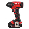 Impact Drivers | Skil ID572702 20V PWRCORE20 Brushed Lithium-Ion 1/4 in. Cordless Hex Impact Driver Kit (2 Ah) image number 3