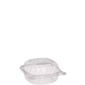 Facility Maintenance & Supplies | Dart C57PST1 5.8 in. x 6 in. x 3 in. ClearSeal Hinged-Lid Plastic Containers - Clear (500/Carton) image number 1