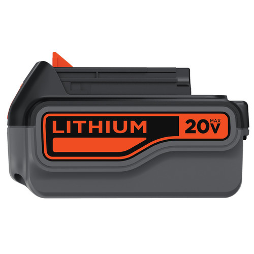 BLACK+DECKER 20V MAX 4.0Ah Li-Ion Battery Pack - Black/Orange  (LB2X4020-OPE) for sale online