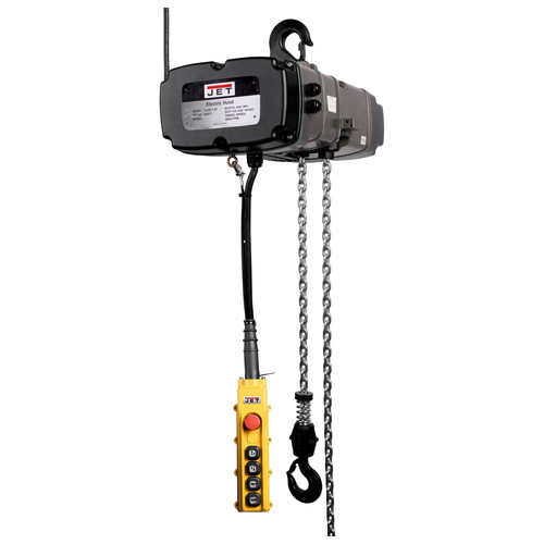 Electric Chain Hoists | JET JT9-140117 230V 16.8 Amp TS Series 2 Speed 3 Ton 15 ft. Lift 3-Phase Electric Chain Hoist image number 0