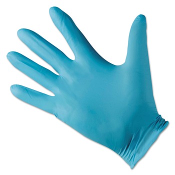 KleenGuard 242 mm G10 Blue Nitrile Gloves - Small, Blue (10/Carton)