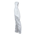 Bib Overalls | KleenGuard KCC 44326 A40 Elastic-Cuff Ankle Hooded Coveralls - Triple Extra Large, White (25/Carton) image number 4