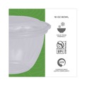 Mothers Day Sale! Save an Extra 10% off your order | Eco-Products EP-SB18 5.5 in. x 2.3 in. 18 oz. Renewable and Compostable Plastic Containers - Clear (150/Carton) image number 8