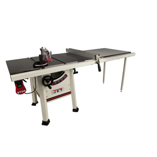 Jet 708495k 1 3 4 Hp 10 In Single Phase Left Tilt Proshop Table Saw With 52 In Proshop Fence And Riving Knife