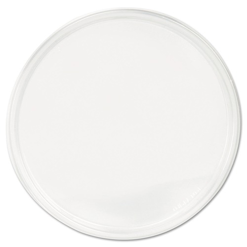 Mothers Day Sale! Save an Extra 10% off your order | Fabri-Kal 9505466 PolyPro Microwavable Plastic Deli Container Lids - Clear (500/Carton) image number 0