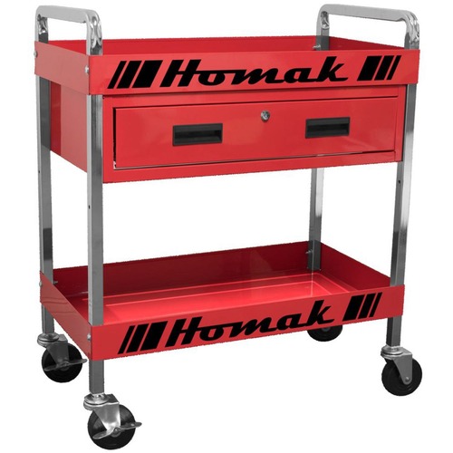 Tool Carts | Homak RD06030210 1-Drawer 30 in. Service Cart - Red image number 0