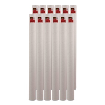 Scotch Mailing Tube 48-in Long 4-in Diameter White 12/Carton