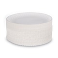Cutlery | Dixie WNP9OD 9 in. Paper Plates - White (1000/Carton) image number 3