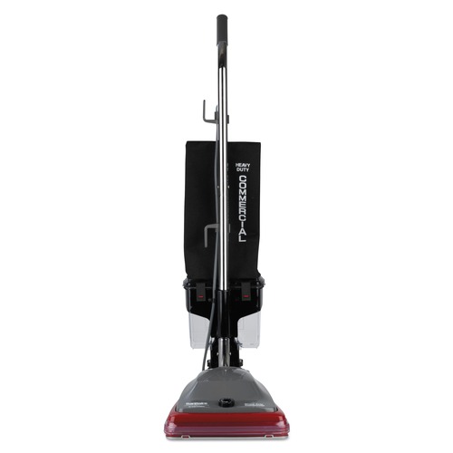 Upright Vacuum | Sanitaire SC689B 12 in. Cleaning Path TRADITION Upright Vacuum - Gray/Red/Black image number 0