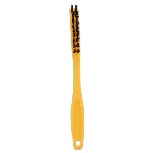 Customer Appreciation Sale - Save up to $60 off | Rubbermaid Commercial FG9B5600BLA 2.5 in. Brush 8.5 in. Handle Synthetic-Fill Tile and Grout Brush - Black/Yellow image number 0