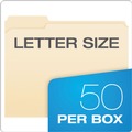  | Pendaflex FM210 1/3-Cut Tabs 1 Fastener Letter Size Fastener Folders - Manila Exterior (50/Box) image number 5