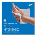 Cleaning & Janitorial Supplies | Scott 01807 9.2 in. x 9.4 in. 1-Ply Essential Recycled Multi-Fold Towels - White (4000/Carton) image number 4