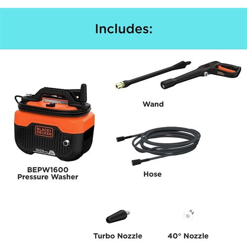 Black & Decker PW1600 Type 1 Pressure Washer