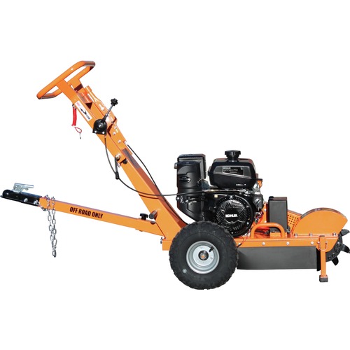 Chipper Shredders | Power King PK0803-EH 14 HP KOHLER CH440 Command PRO Engine Electric Start 12 in. x 3.5 in. Wheel Stump Grinder with Extra Set of Teeth/All-Weather Protective Cover/Tow Bar image number 0