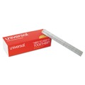  | Universal UNV79000 0.25 in. x 0.5 in. Standard Steel Chisel Point Staples (5/Box) image number 1