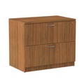  | Alera ALEVA513622WA Valencia Series 34 in. x 22-3/4 in. x 29-1/2 in. Two-Drawer Lateral File - Modern Walnut image number 1
