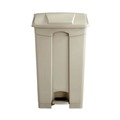 Trash & Waste Bins | Safco 9923TN 23 Gallon Large Capacity Plastic Step-On Receptacle - Tan image number 2