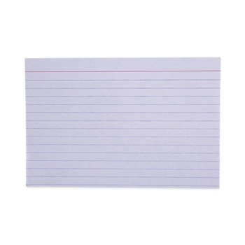 Universal Ruled Index Cards 3 x 5 White 100/Pack