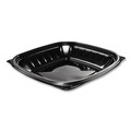 Early Labor Day Sale | Dart B24SB PresentaBowls Pro 24 oz. 8.5 in. x 8.5 in. x 1.8 in. Plastic Black Square Bowls (4/Carton) image number 0