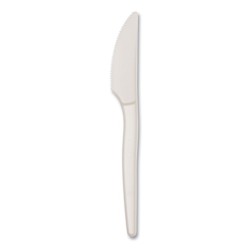 Mothers Day Sale! Save an Extra 10% off your order | WNA EPS001 7 in. EcoSense Renewable Plant Starch Cutlery Knife (1000/Carton) image number 0