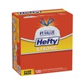 Trash Bags | Hefty E84574CT 13 Gallon 0.9 mil 23.75 in. x 27 in. Strong Tall Kitchen Drawstring Bags - White (90 Bags/Box, 3 Boxes/Carton) image number 1