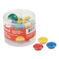  | Universal UNV31250 Circle Magnets - Assorted (30/Pack) image number 0