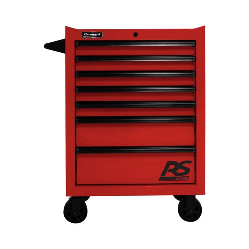 Cabinets | Homak RD04027770 27 in. RS Pro 7-Drawer Roller Cabinet - Red image number 0