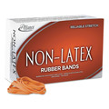  | Alliance 37646 Non-Latex Rubber Bands, Sz. 64, Orange, 3 1/2 X 1/4, 380 Bands/1lb (1-Box) image number 2