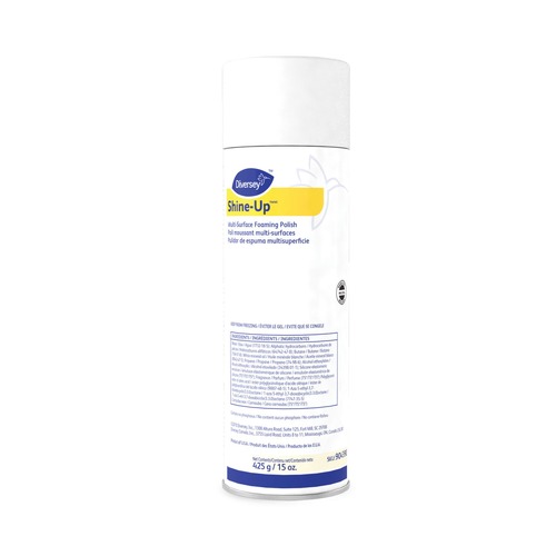 Mothers Day Sale! Save an Extra 10% off your order | Diversey Care 904390 15 oz. Aerosol Spray Shine-UpTM/MC Multi-Surface Foaming Polish - Lemon Scent (12/Carton) image number 0