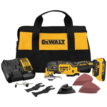 Factory Reconditioned Dewalt DCS356SD1R 20V MAX XR Brushless Lithium-Ion Cordless 3-Speed Oscillating Multi-Tool Kit (2 Ah)