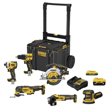 Factory Reconditioned Dewalt DCKTS681D1P1R 20V MAX Brushless Lithium-Ion Cordless 6-Tool Combo Kit (5 Ah/2 Ah)