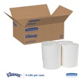 Cleaning & Janitorial Supplies | Kleenex 01320 8 in. x 15 in. 1-Ply Premiere Perforated Center-Pull Towels - White (4 Rolls/Carton) image number 2
