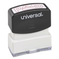  | Universal UNV10062 Pre-Inked One-Color PAID Message Stamp - Red image number 0