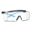 Safety Glasses | 3M 7100203198 SecureFit 3700 OTG Series Protective Eyewear - Blue Plastic Frame Clear Polycarbonate Lens image number 0