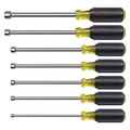Hand Tool Sets | Klein Tools 647M 7-Piece 6 in. Shafts Magnetic Nut Drivers Set image number 0