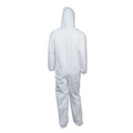 Bib Overalls | KleenGuard KCC 44326 A40 Elastic-Cuff Ankle Hooded Coveralls - Triple Extra Large, White (25/Carton) image number 5