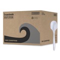 Mothers Day Sale! Save an Extra 10% off your order | Boardwalk BWKSSMWPPWIW Mediumweight Wrapped Polypropylene Soup Spoons - White (1000/Carton) image number 3