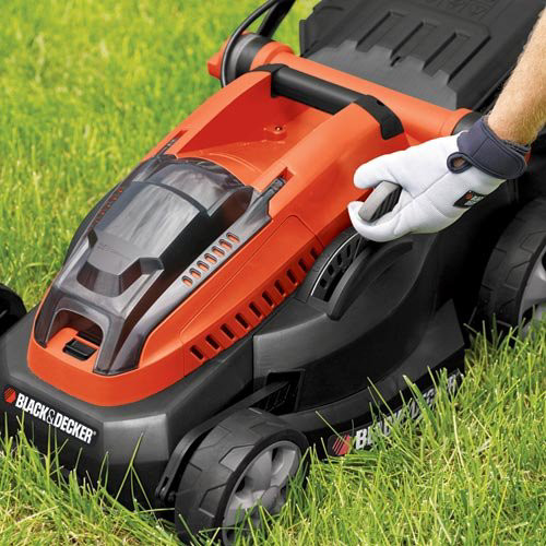 BLACK+DECKER 40V Cordless Lawn Mower with Battery Included CM1640,  Tested-Works