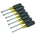 Hand Tool Sets | Klein Tools 631M 7-Piece 3 in. Shaft Magnetic Nut Drivers Set image number 3