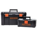 Tool Chests | Black & Decker BDST60129AEV 19 in. and 12 in. Toolbox Bundle with Inner Tray image number 0