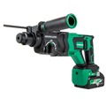 Rotary Hammers | Metabo HPT DH3628DDM 36V MultiVolt Brushless Lithium-Ion 1-1/8 in. Cordless SDS-Plus D-Handle Rotary Hammer Kit (4 Ah) image number 1